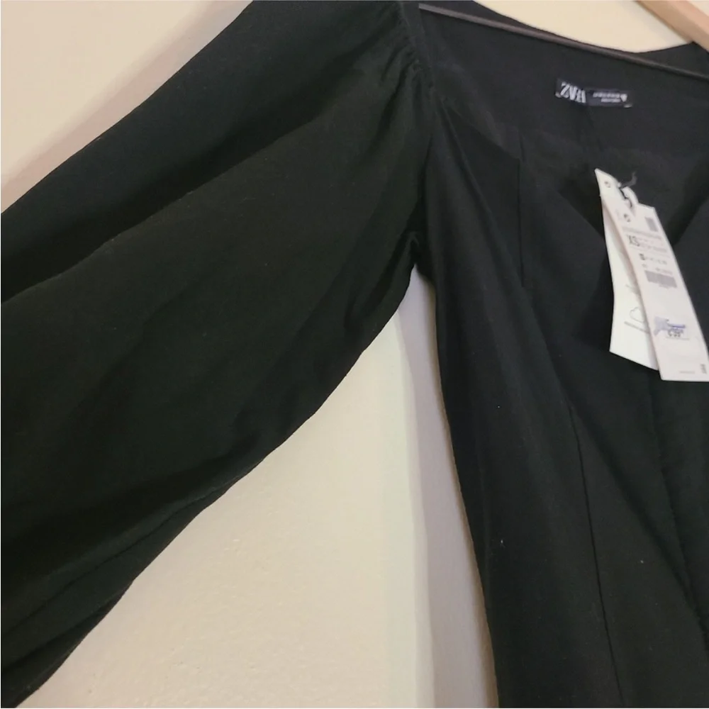 Zara Corset Black Mini Dress - Picture 7 of 9